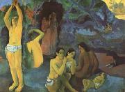 Paul Gauguin Where do we come form (mk07) oil painting picture wholesale
